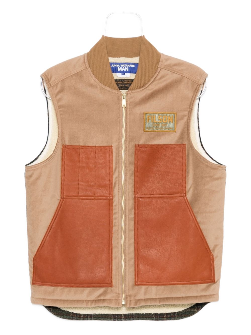 Junya Watanabe X Filson Men's Leather Panels Vest