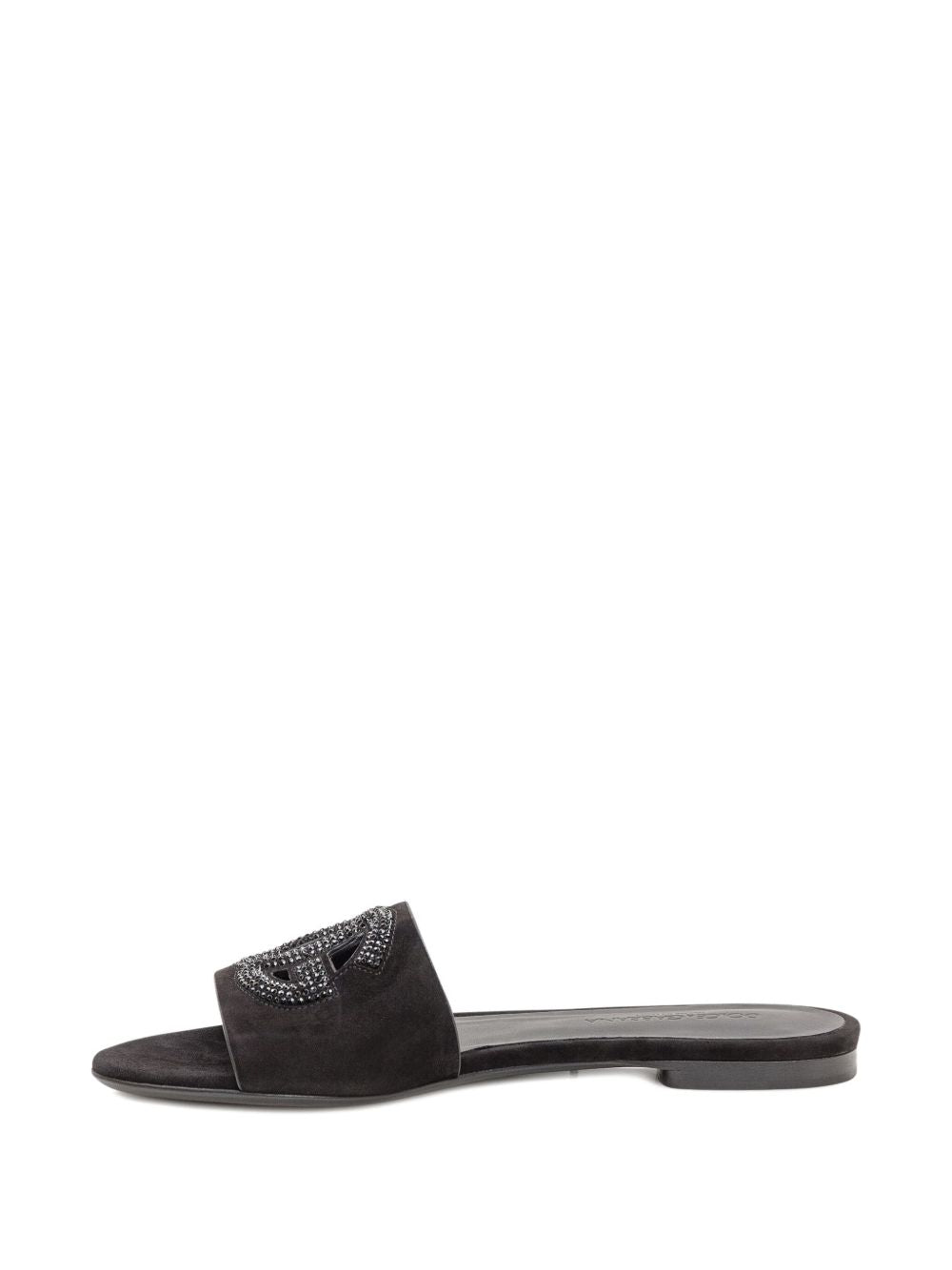 Dolce & Gabbana Women's Suede And Thermo-Rhinestone Slipper