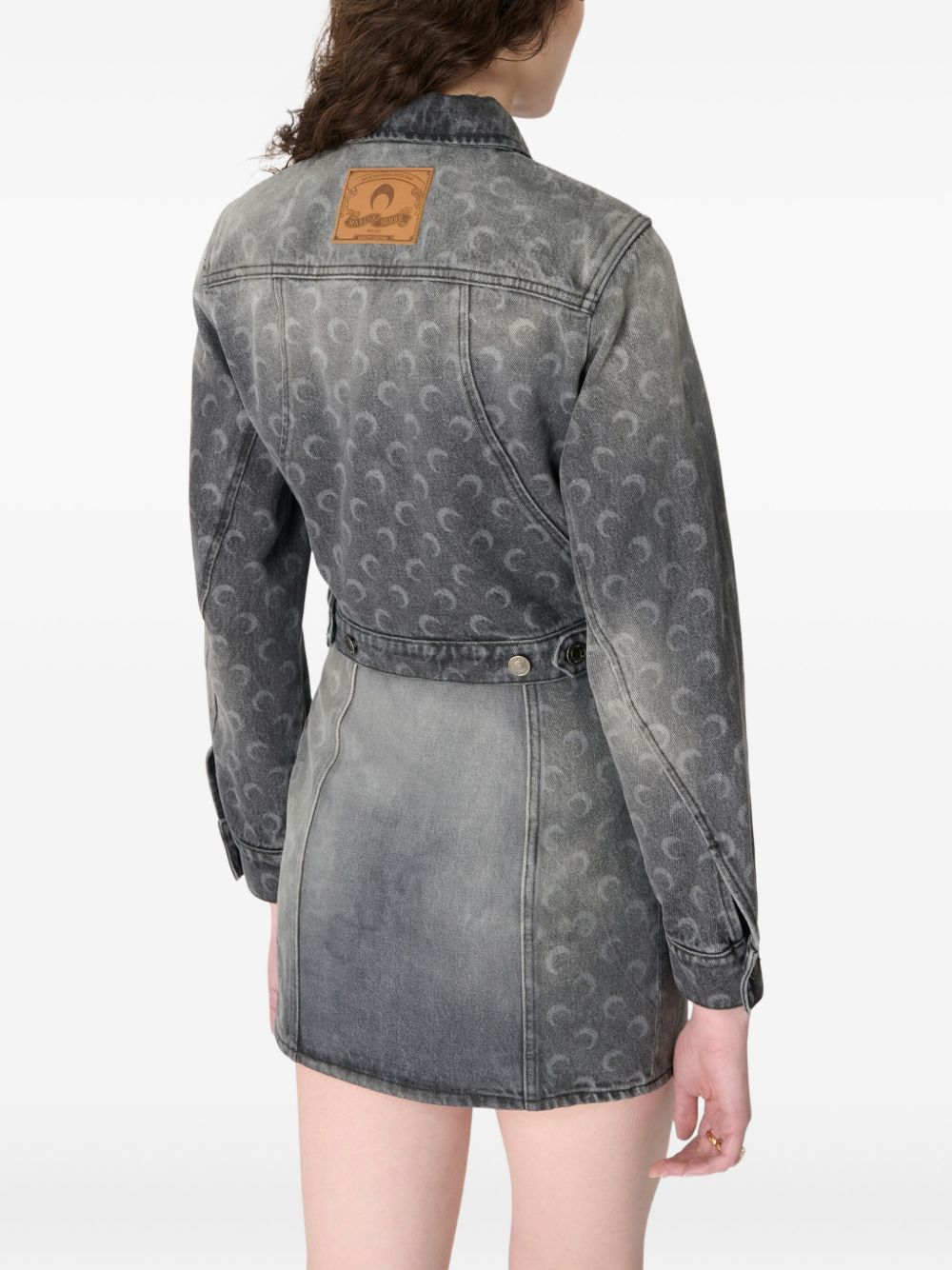 Marine Serre Women's Moon Laser Denim Jacket