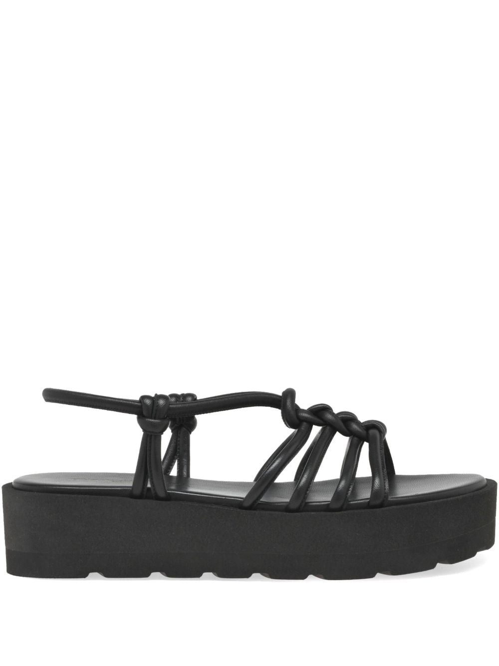 Gianvito Rossi Women's Hebe Leather Platform Sandals