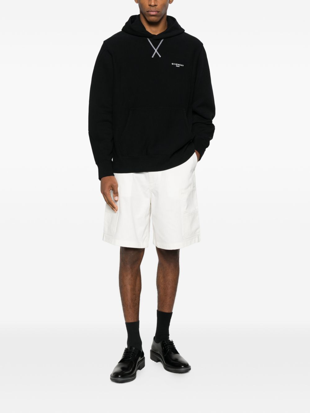Givenchy Men's Logo Cotton Hoodie