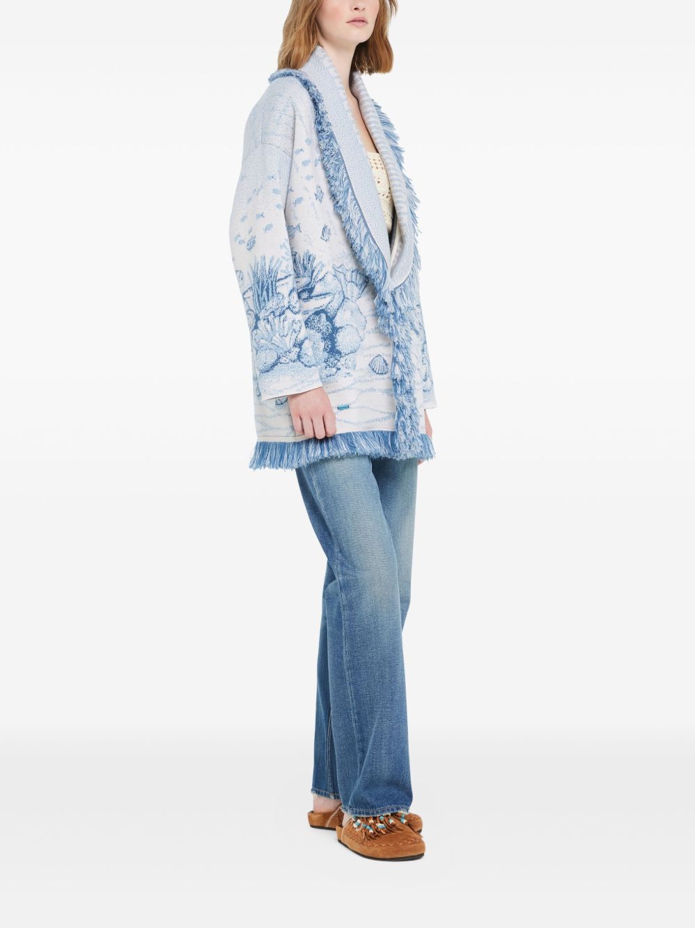 Alanui Women's Sweaters Light Blue