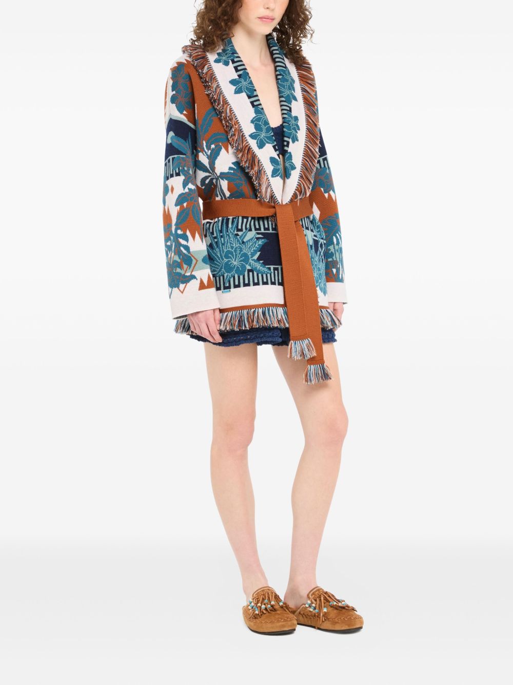 Alanui Women's Island Soul Wool Cardigan