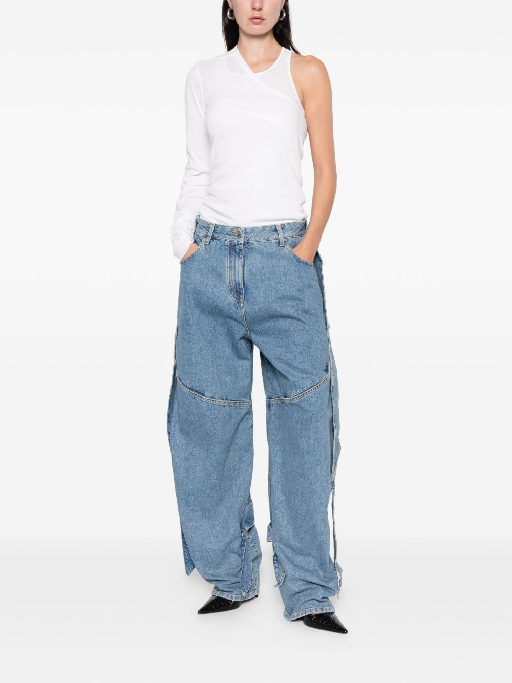 The Attico Women's Denim Cotton Jeans