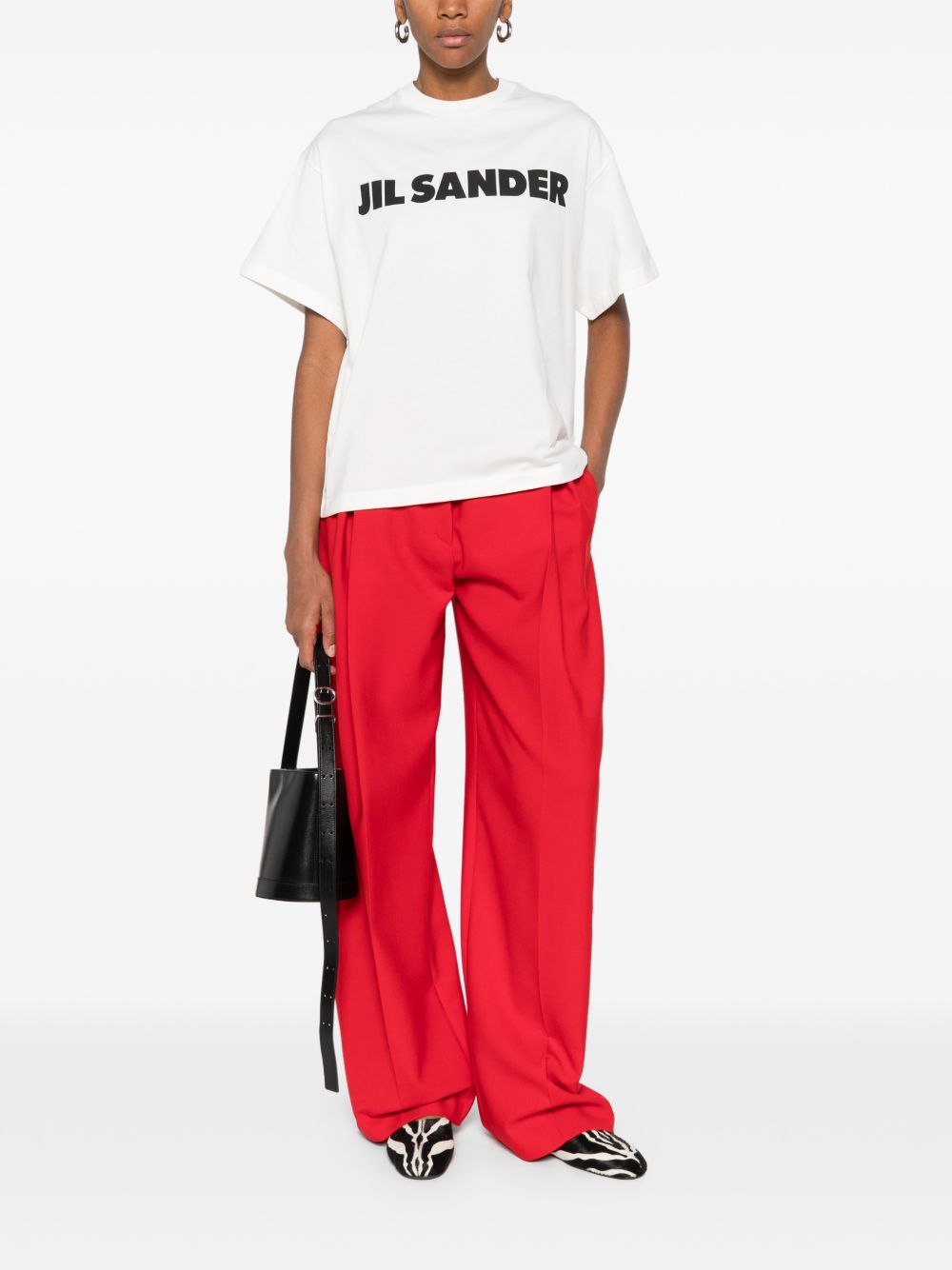 Jil Sander Women's Logo Cotton T-Shirt