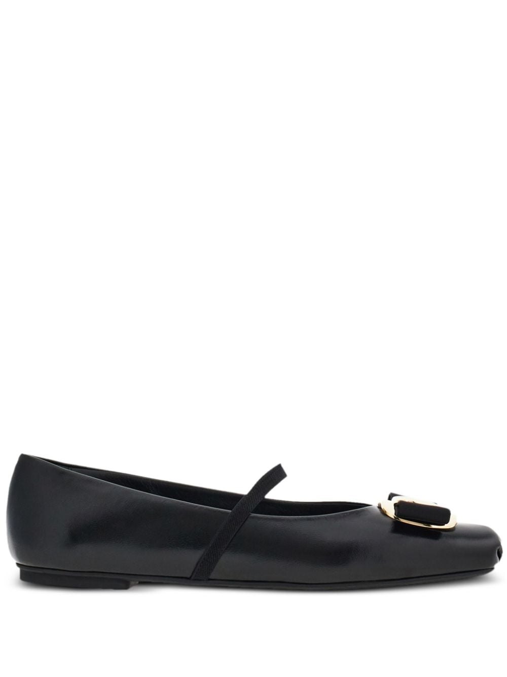 Ferragamo Women's New Vara Plate Ballet Flat