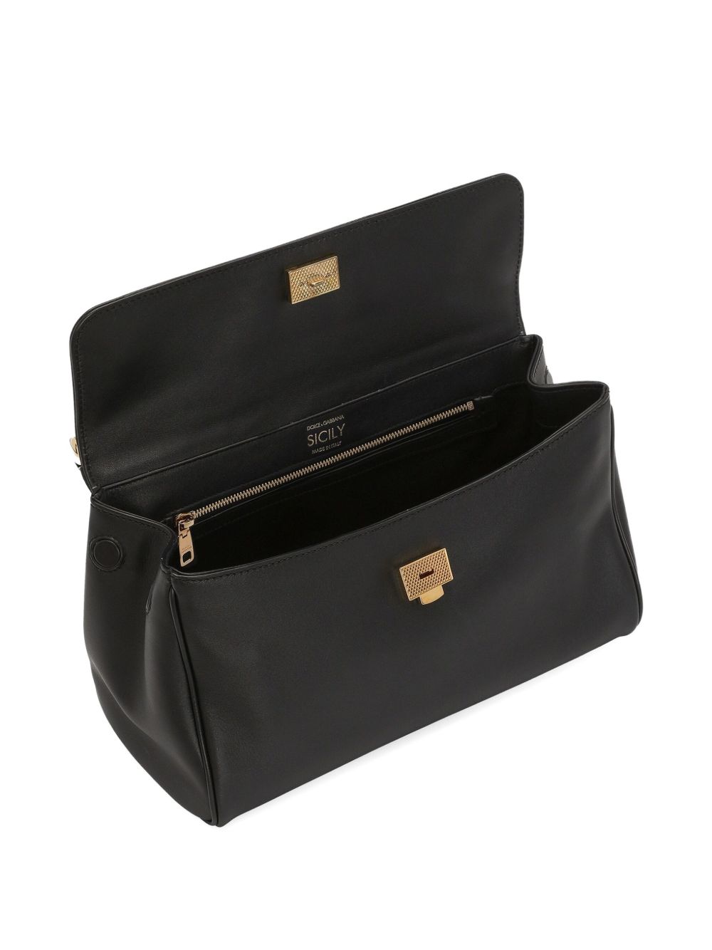 Dolce & Gabbana Women's-My Sicily Handbag In Plongé Calfskin
