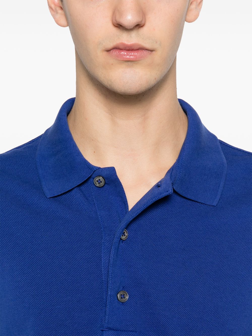 Tom Ford Men's Cotton Blend Polo Shirt