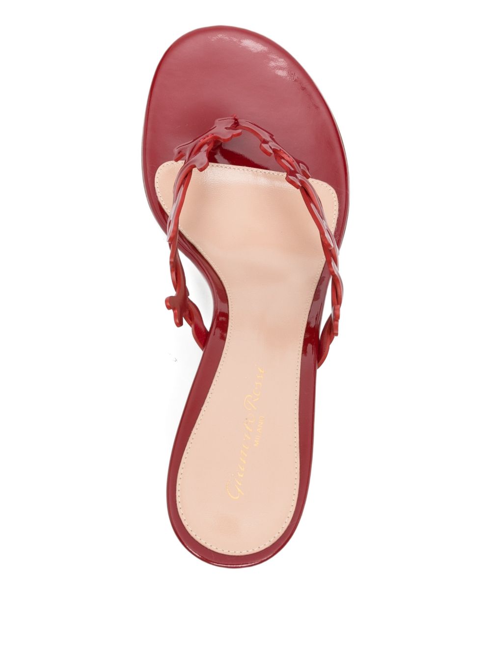 Gianvito Rossi Women's Ocean Patent-Leather Sandals