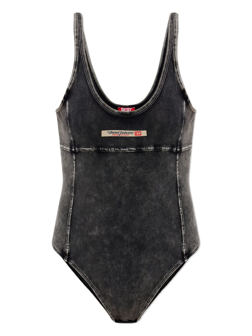 Diesel Women's Phoebe-Dnm Logo-Appliqué Bodysuit