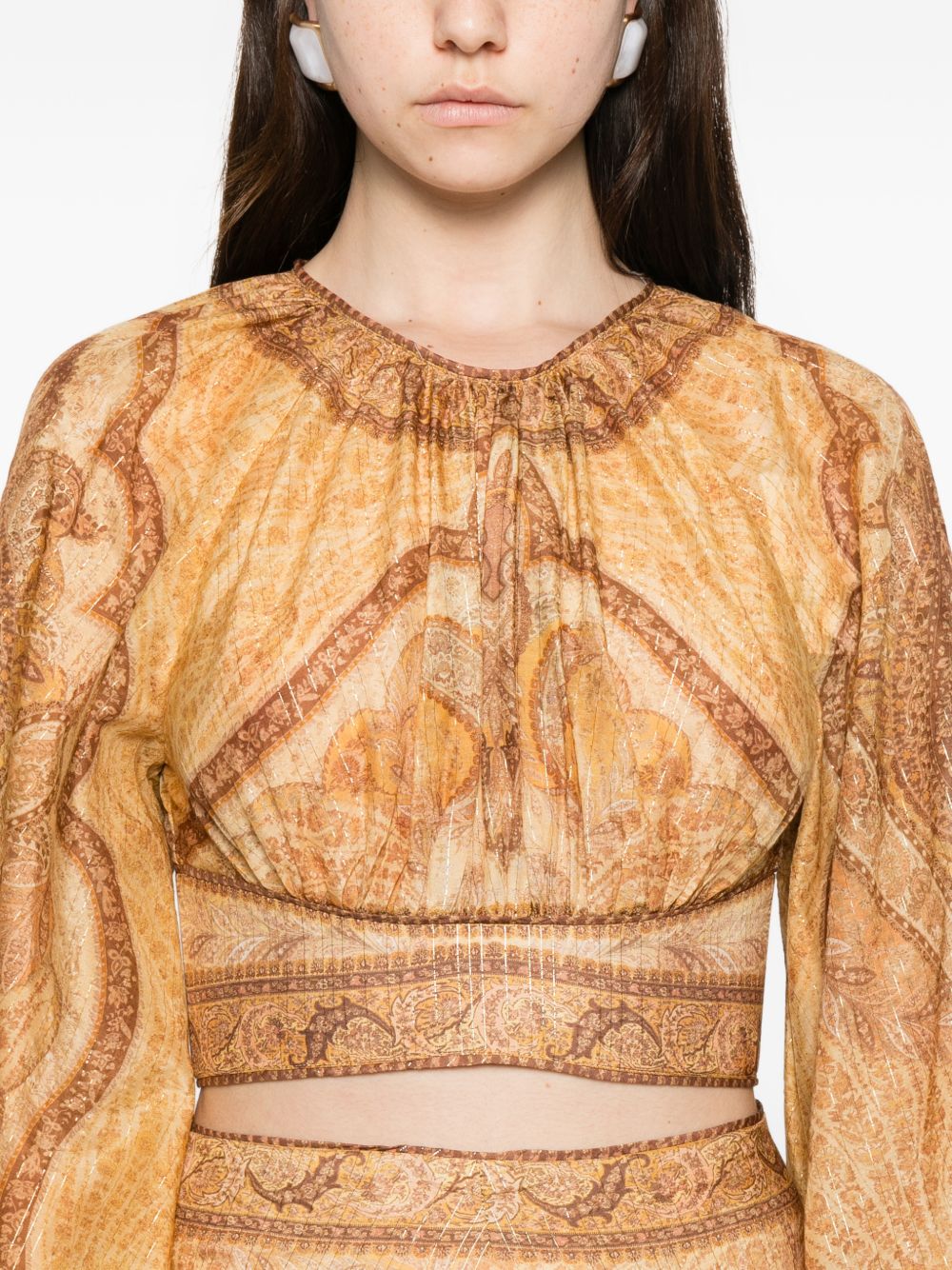 Zimmermann Women's Wanderlust Cotton And Silk Top