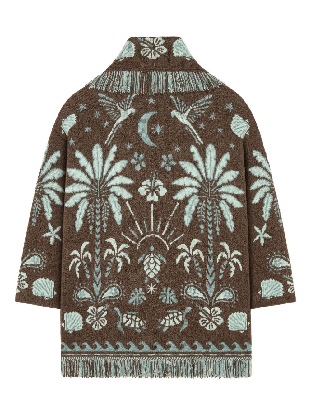 Alanui Women's Echoes Of The Island Wool And Cotton Cardigan