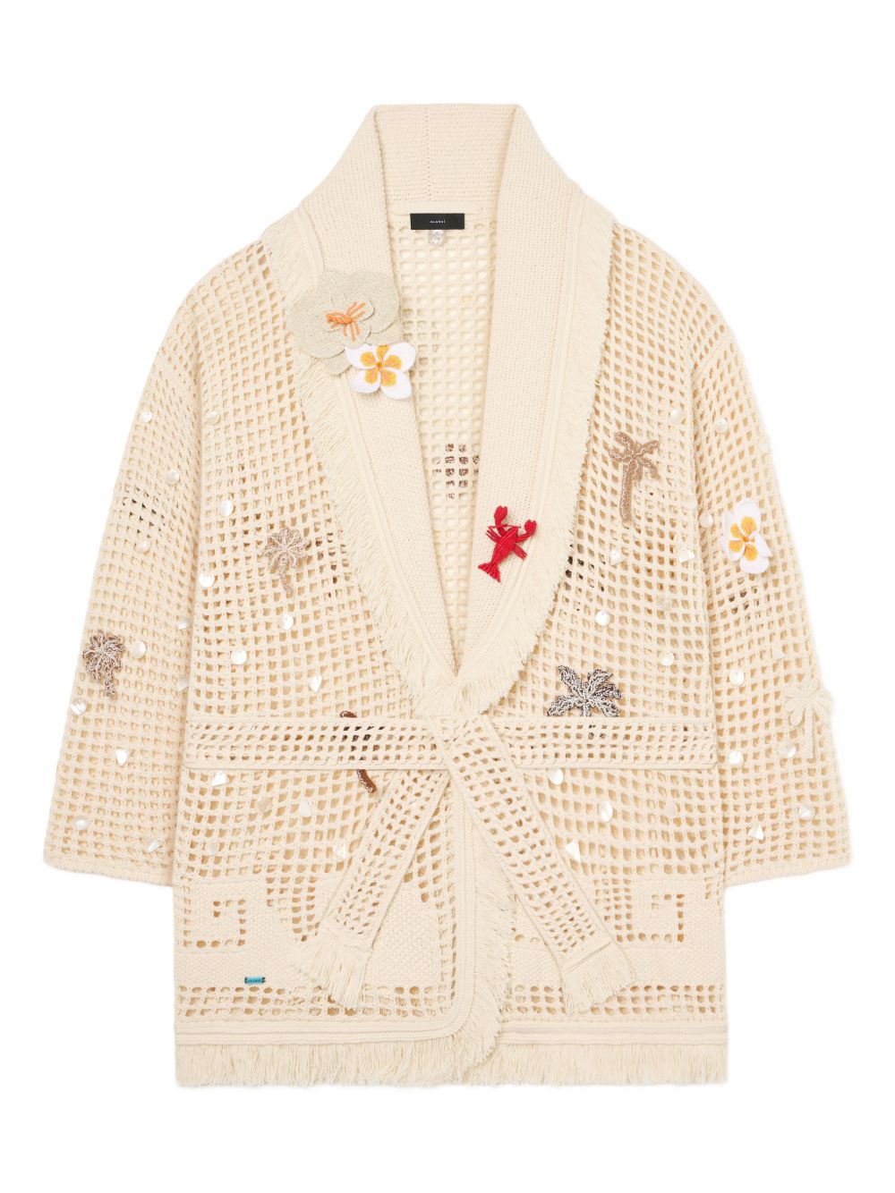Alanui Women's Where The Waves Begins Cotton Cardigan