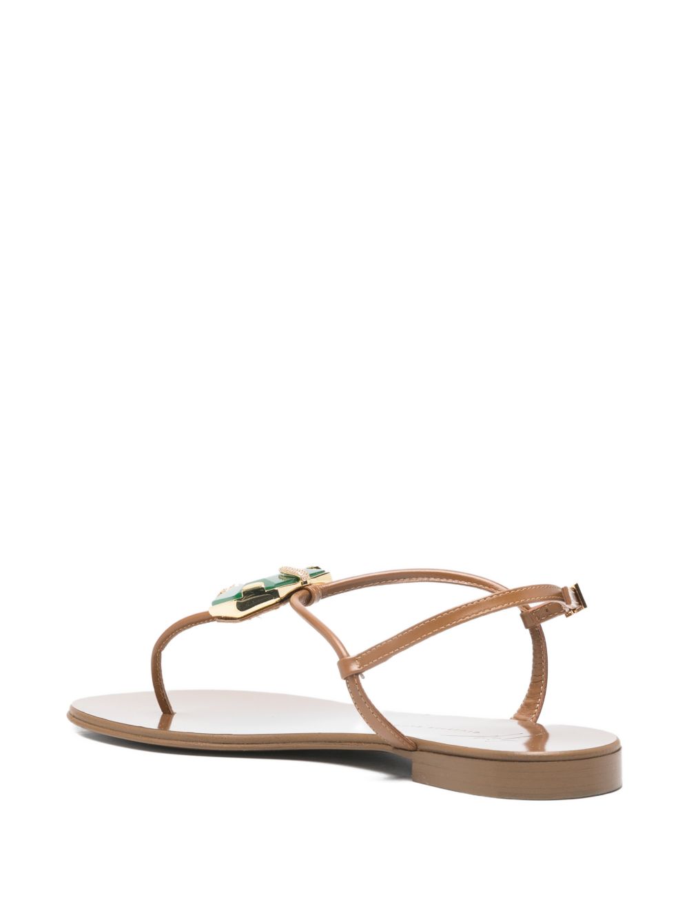 Giuseppe Zanotti Women's Atlantide Buckle-Embellished Thong Sandals.