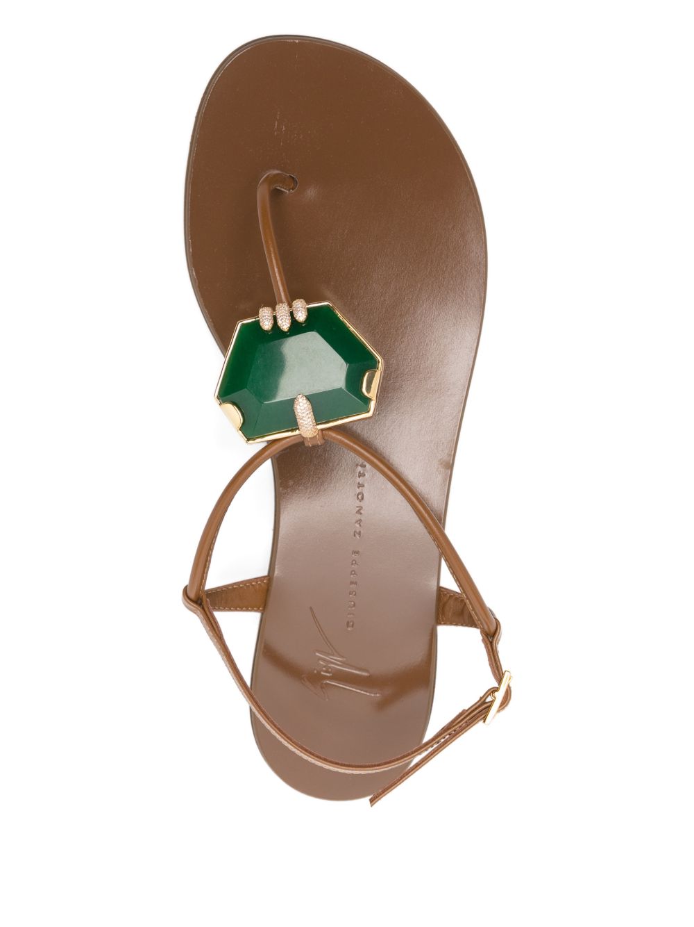 Giuseppe Zanotti Women's Atlantide Buckle-Embellished Thong Sandals.