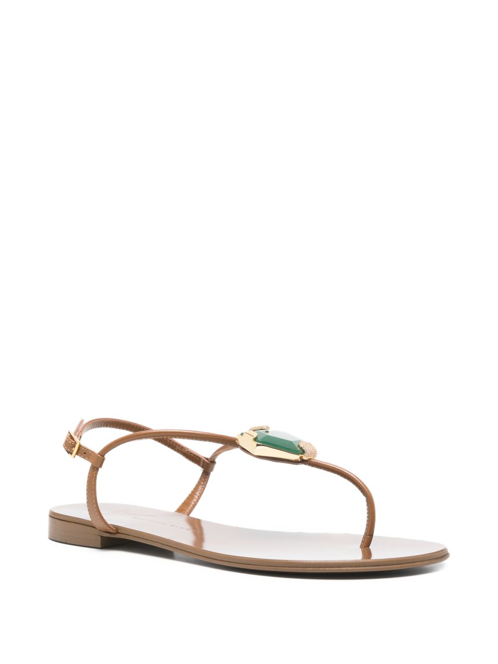 Giuseppe Zanotti Women's Atlantide Buckle-Embellished Thong Sandals.