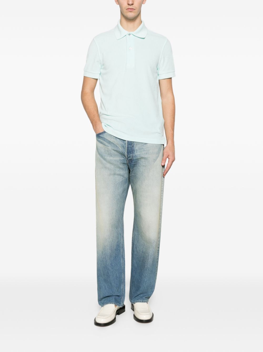 Tom Ford Men's Cotton Polo Shirt