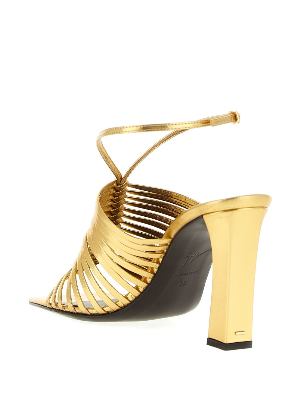 Giuseppe Zanotti Women's Savoia Metallic Leather Sandal.