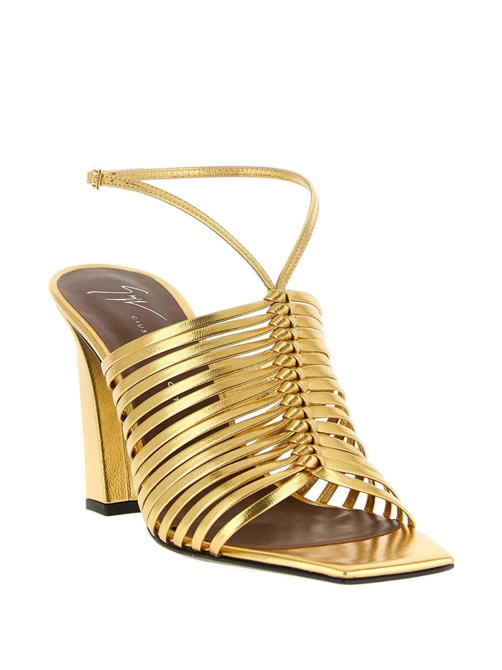 Giuseppe Zanotti Women's Savoia Metallic Leather Sandal.