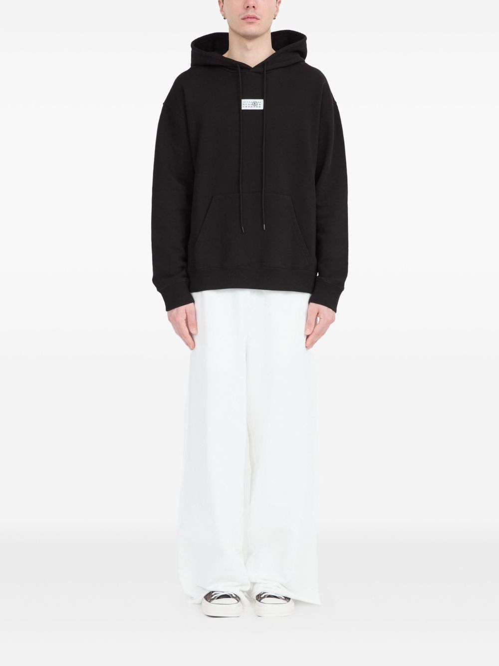 Mm6 Maison Margiela Men's Logo Cotton Hoodie