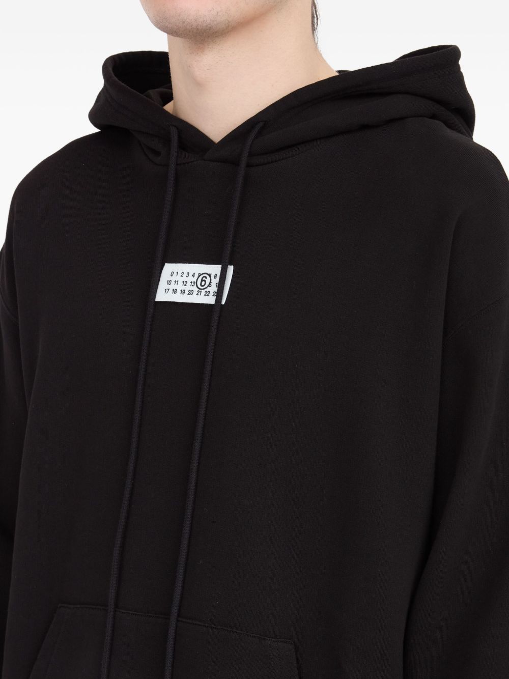 Mm6 Maison Margiela Men's Logo Cotton Hoodie