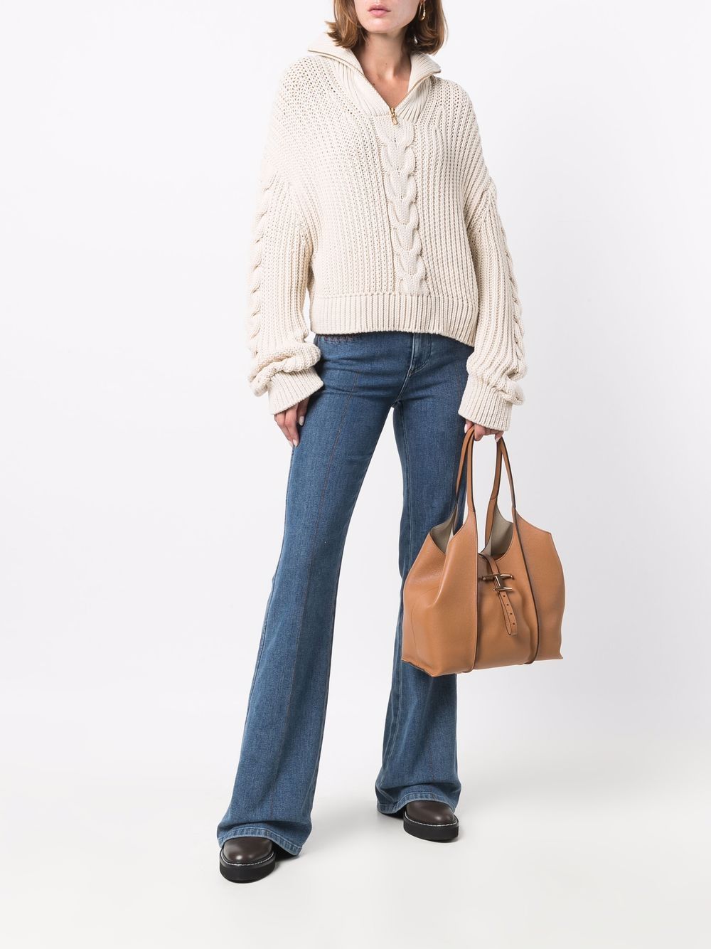 Tod's Women's T Timeless Shopping Bag In Leather Small