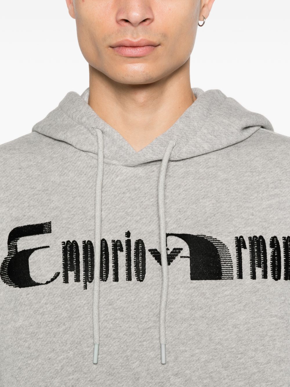 Emporio Armani Men's Logo Cotton Hoodie