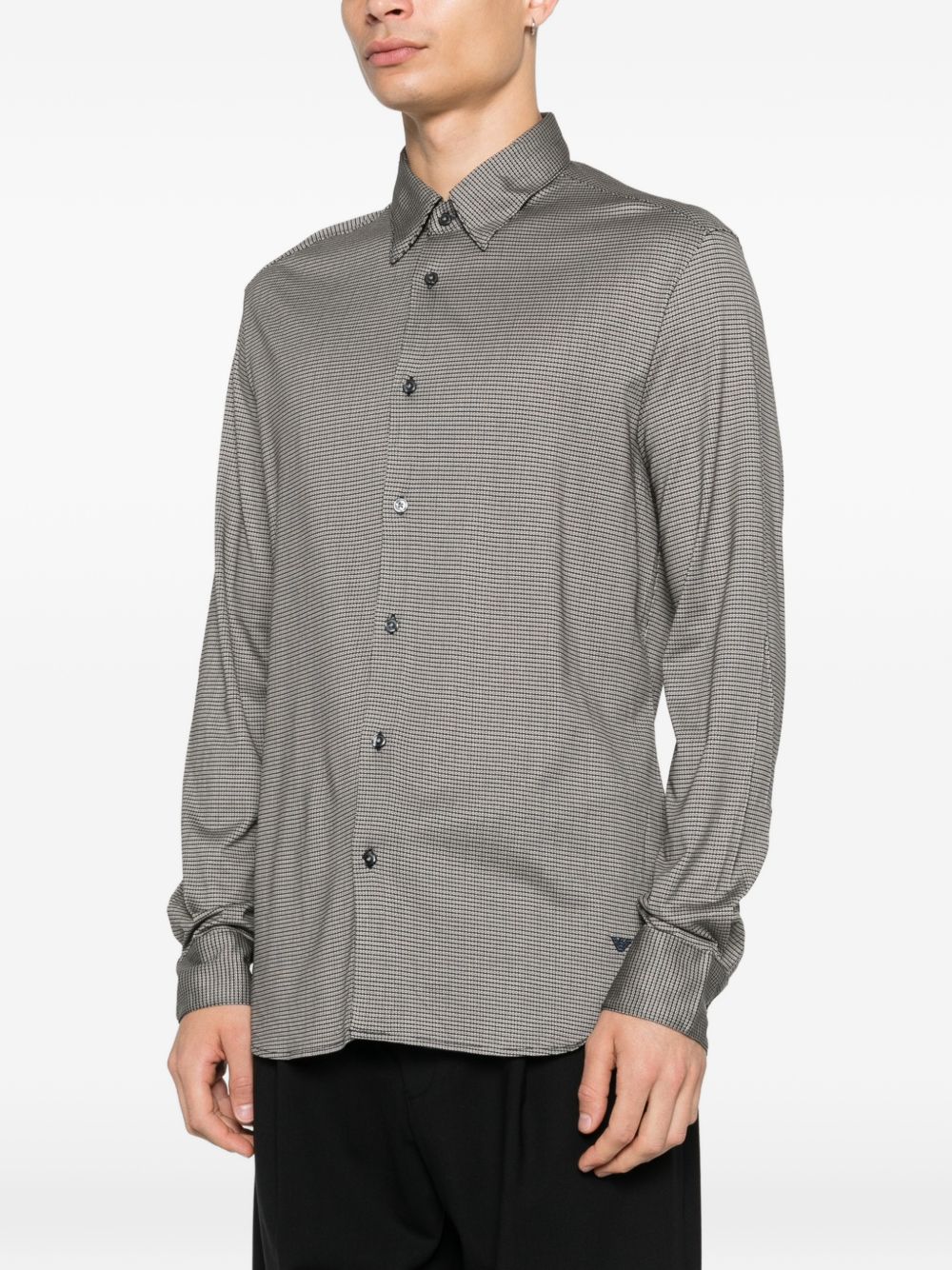 Emporio Armani Men's Cotton Blend Shirt
