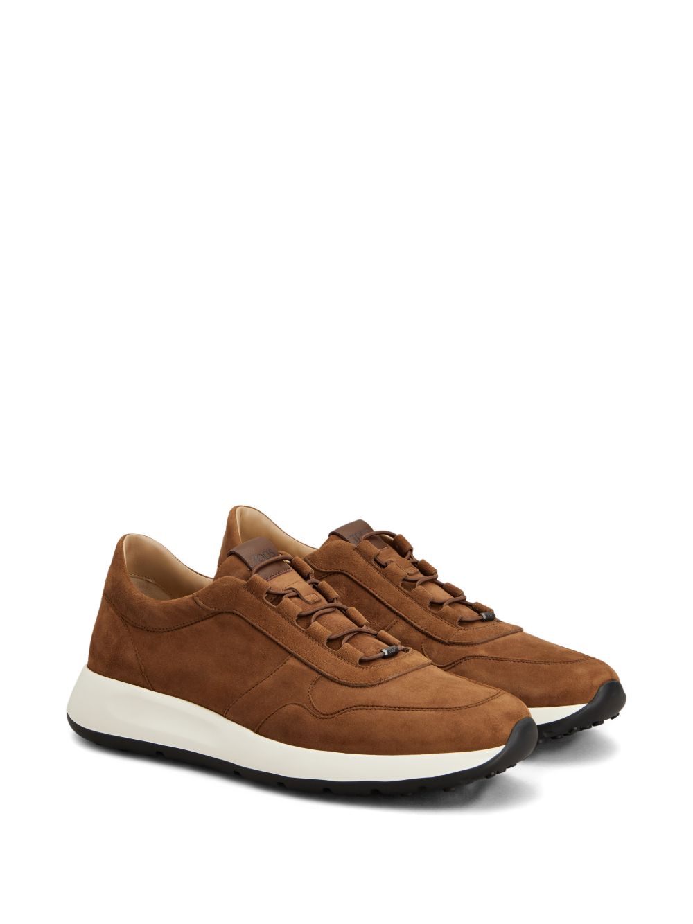 Tod's Men's Red Dot Pashmy Suede Sneakers