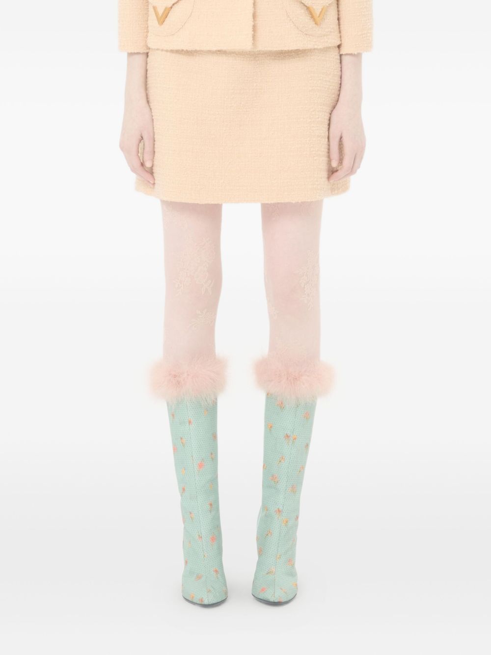 Valentino Women's Vlogo Signature Wool Skirt