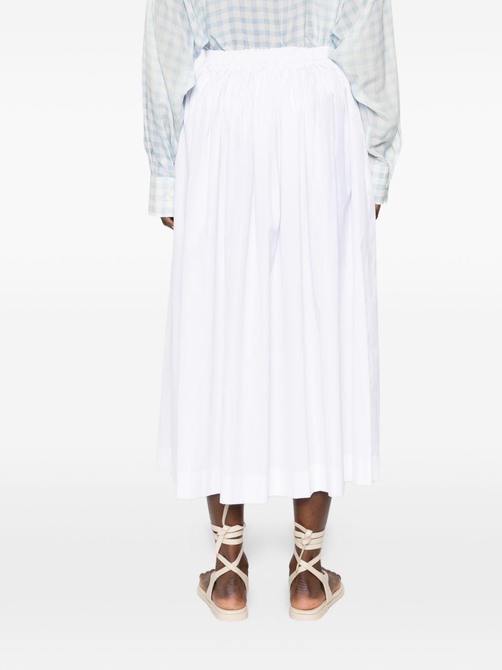 Ermanno Scervino Women's A-Line Cotton Long Skirt