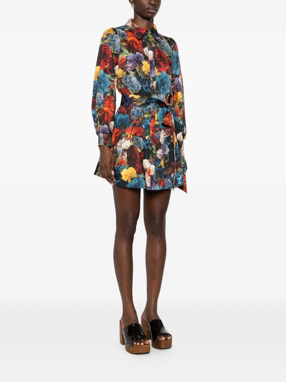 Alice + Olivia Women's Printed Shirtdress
