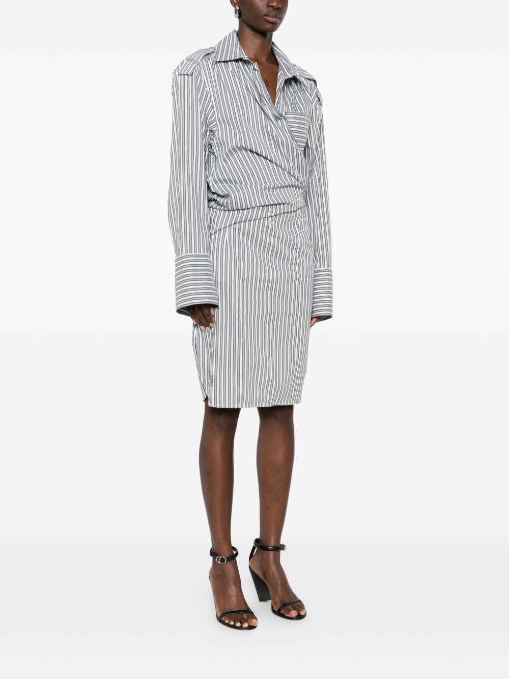 Iro Women's Lazul Striped Cotton Dress
