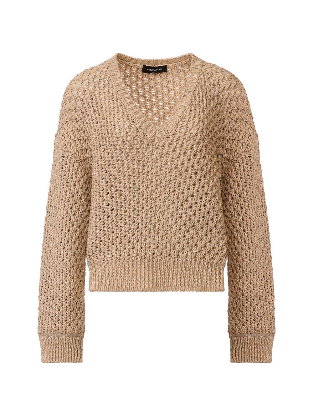 Fabiana Filippi Women's V-Neck Cotton Sweater