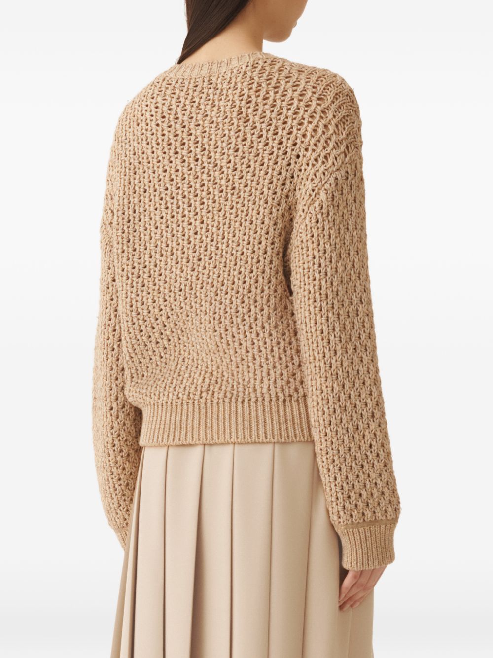 Fabiana Filippi Women's V-Neck Cotton Sweater