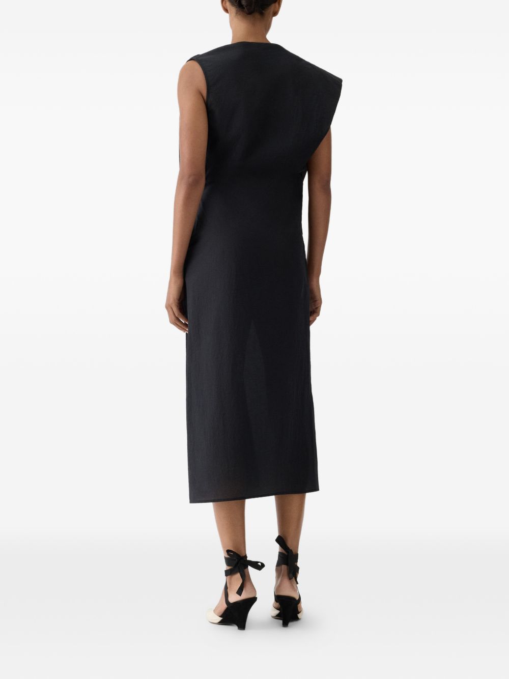 Jacquemus Women's La Robe Drap Midi Dress