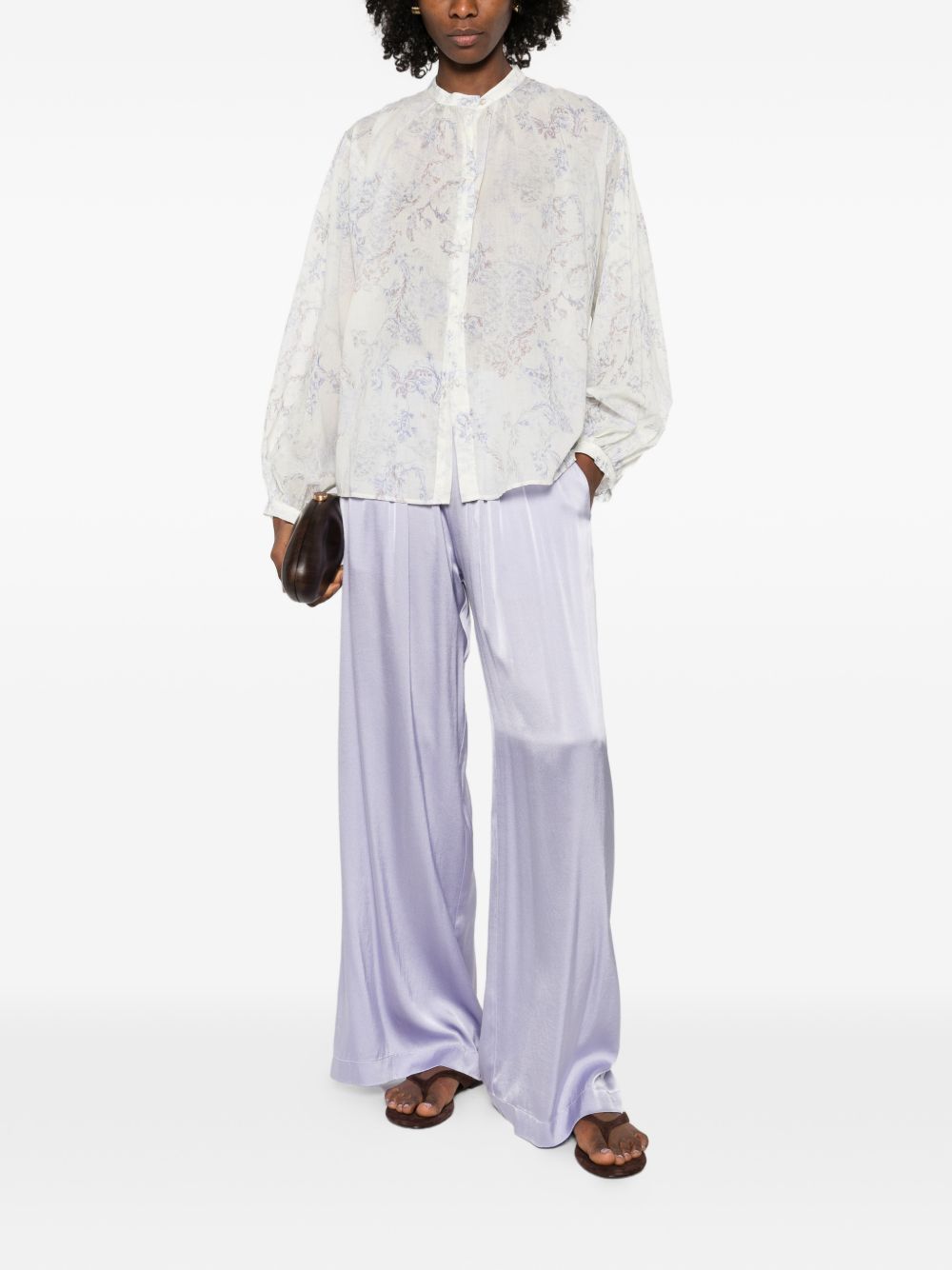 Forte Forte Women's Silk Satin Trousers