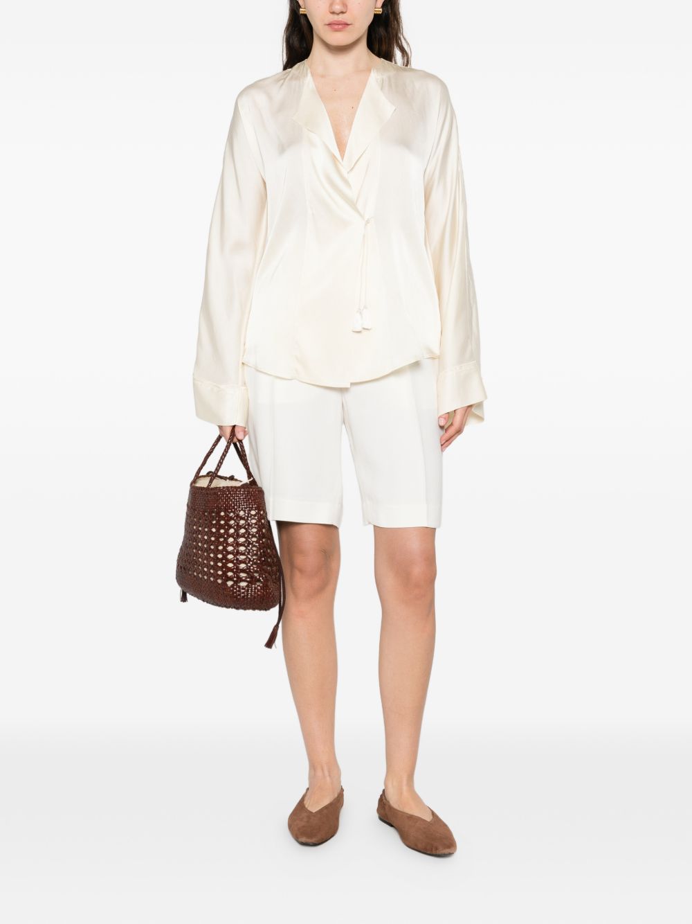 Forte Forte Women's Silk Satin Shirt