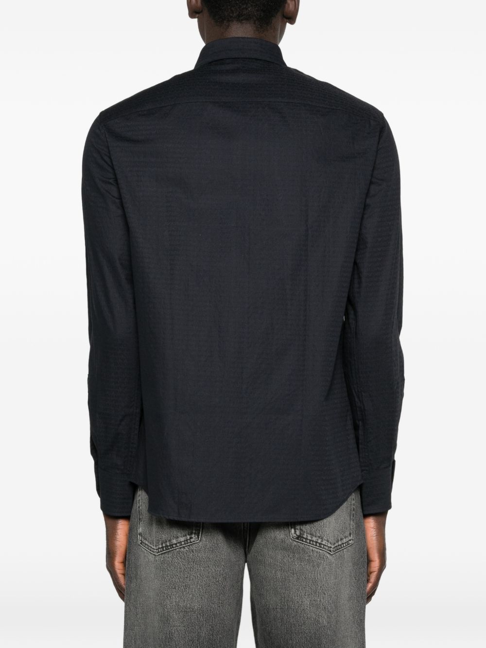 Emporio Armani Men's Logo Cotton Shirt