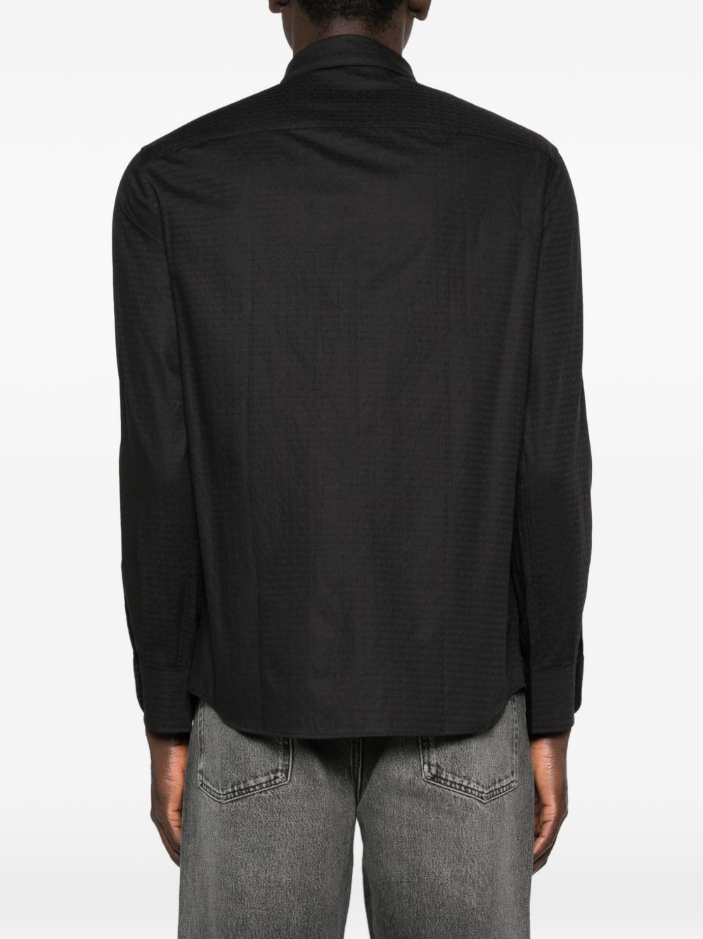 Emporio Armani Men's Logo Cotton Shirt