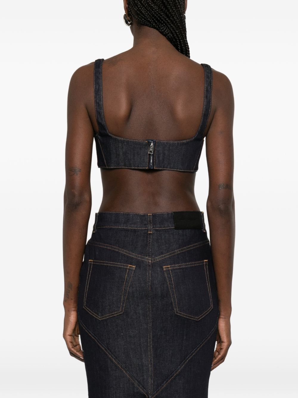 Givenchy Women's Denim Cotton Bra Top