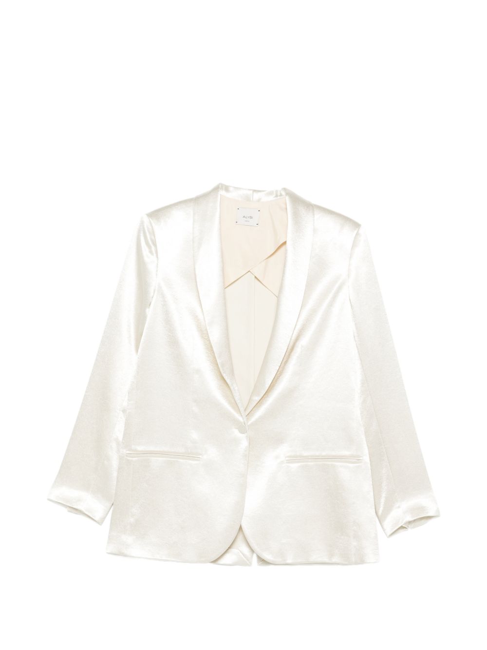 Alysi Women's Silk & Nylon Single-Breasted Blazer Jacket