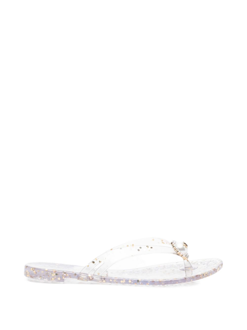 Casadei Women's Jelly Glitter Flip Flops
