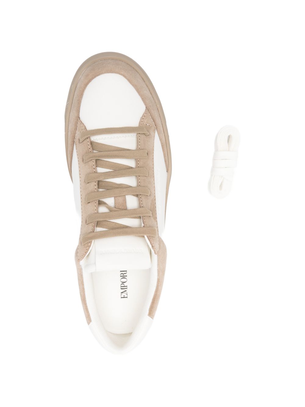 Emporio Armani Men's Suede Leather Sneakers
