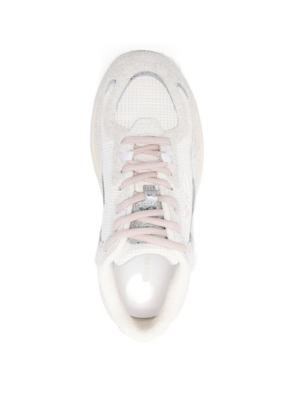 Emporio Armani Women's Rafia N Suede Sneakers