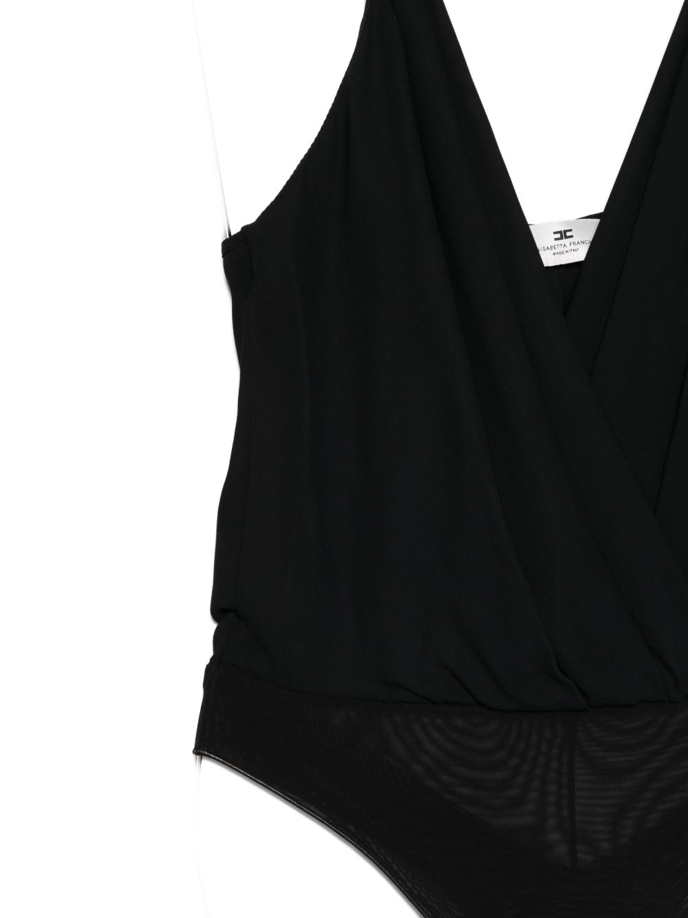 Elisabetta Franchi Women's V-Neck Adjustable Shoulder Straps Brief Cut Bodysuit
