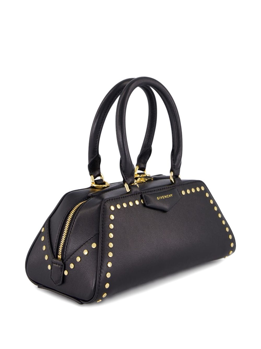 Givenchy Women's Mini Antigona East-West Bag In Box Leather With Studs Detail