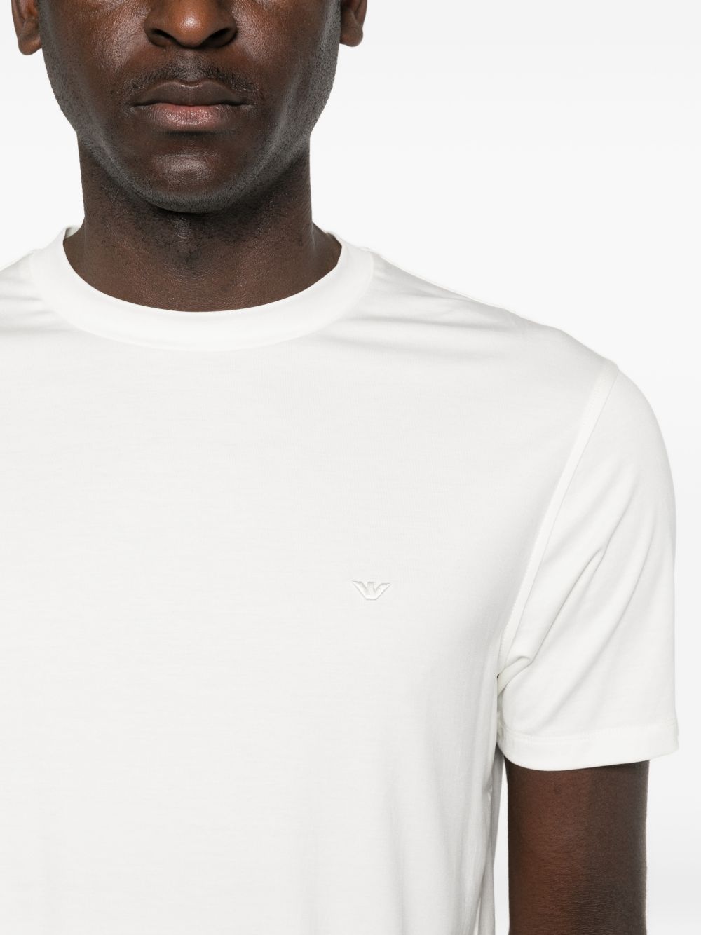 Emporio Armani Men's Modal And Silk Blend T-Shirt