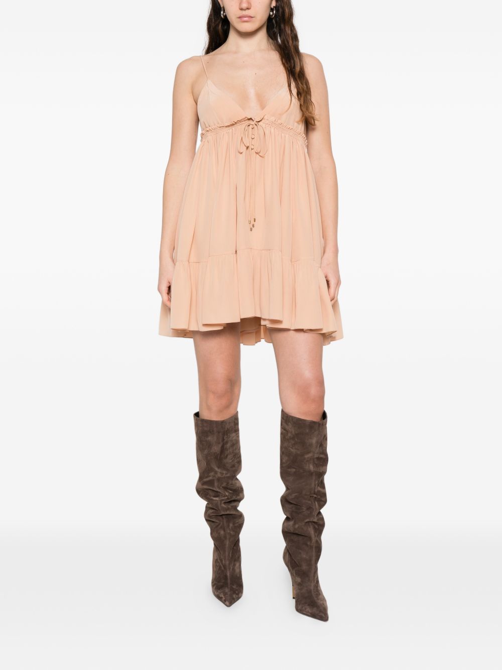 Chloã© Silk Mini Dress
