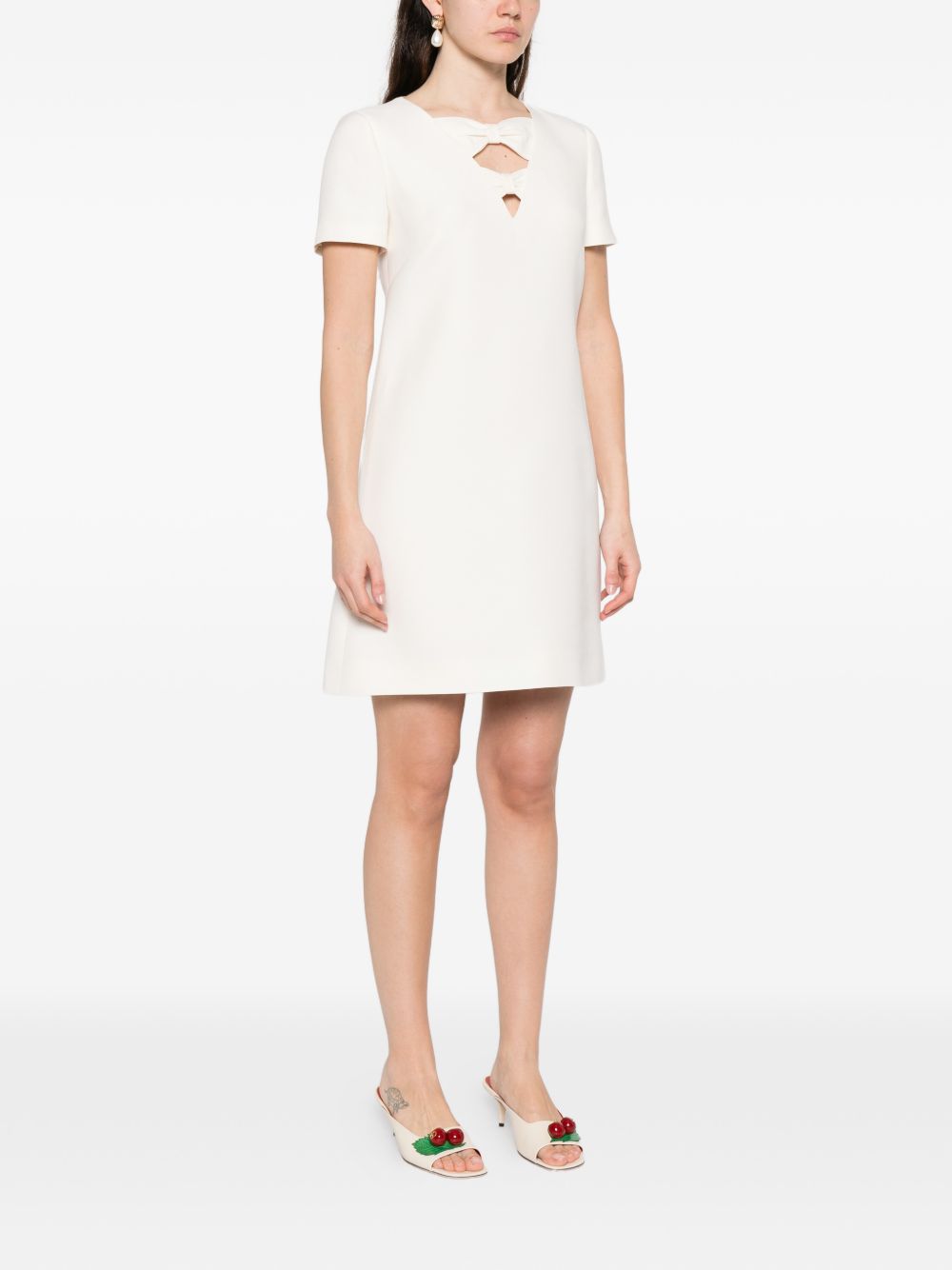 Valentino Women's Wool And Silk Blend Short Dress